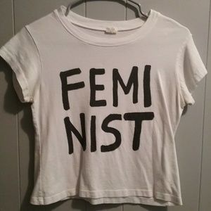 Rare Brandy Melville feminist top